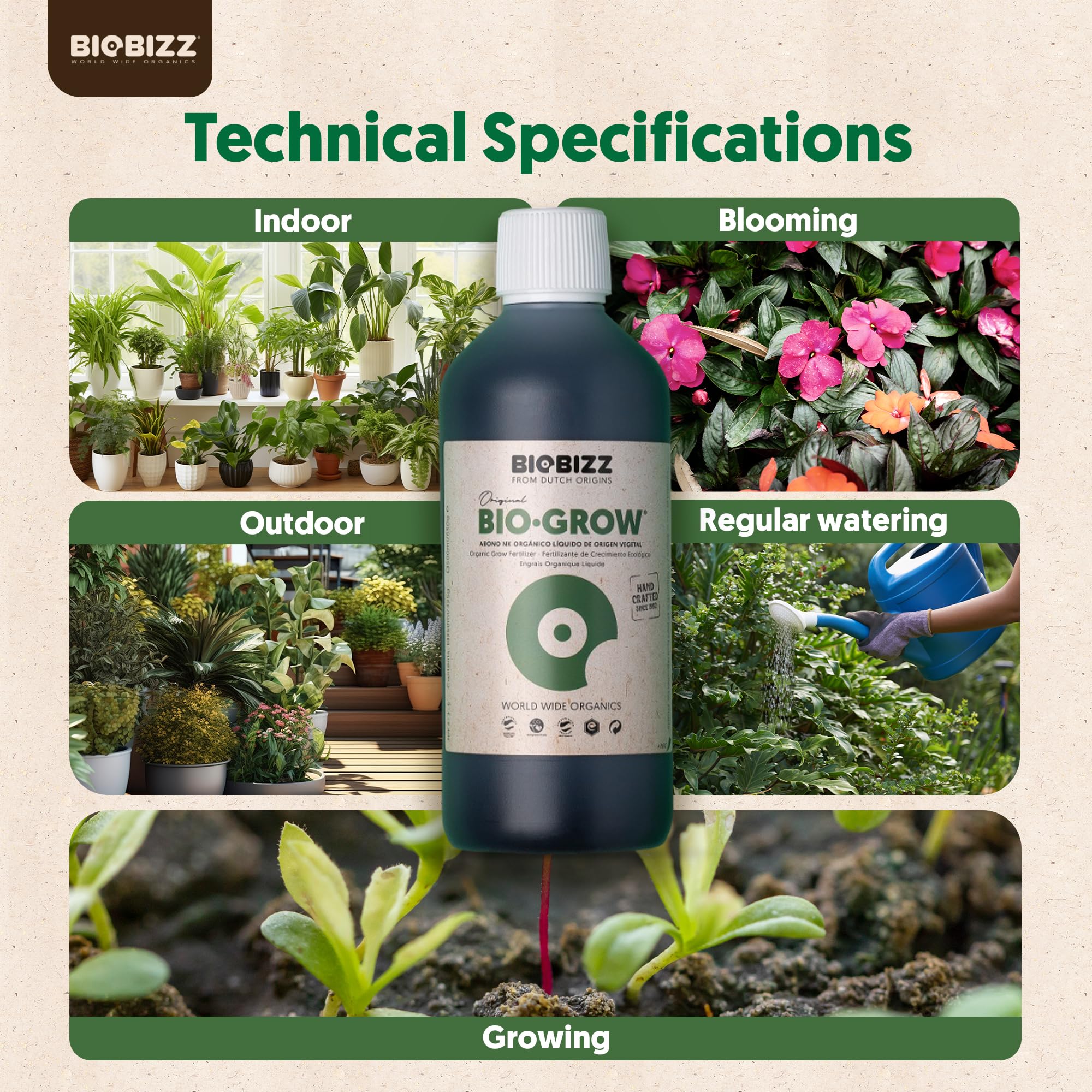 Amazon | バイオビズ(BioBizz) オーガニック液体肥料 Bio Grow BA11 1L